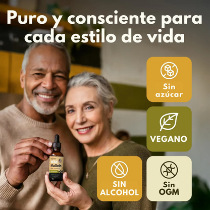 Nuevas gotas de Mullein de máxima potencia para fumadores | RespiClear